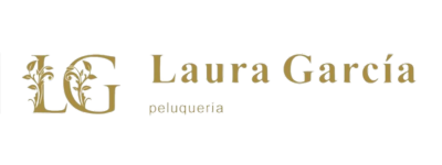 Logo de la peluquería Laura García.